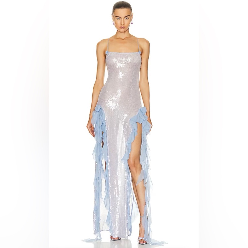 Brand: Helsa (The Nova Gown) Color: Pale Lavender Size XS